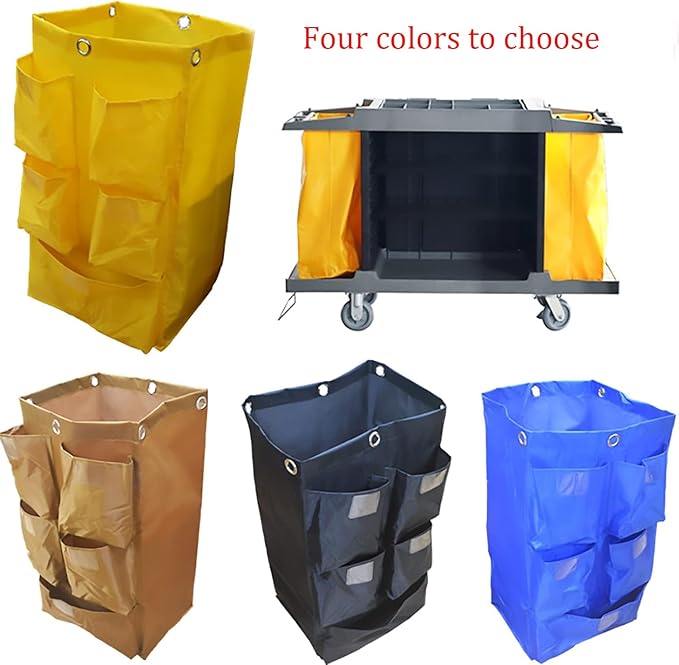Large Capacity Waterproof Janitorial Cart Bag - Image 3