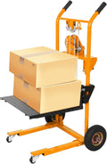 Material Lift Winch Stacker, 440 lbs Capacity Table Cart, 35.4" Lifting Height by Aequanta