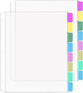 HABGP 16Pcs/2 Set Clear Sheet Protectors by HABGP