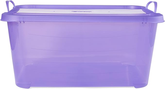 Life Story 24 Pack Light Duty Stackable Storage Bin, 55 Quart Home Organizer - Image 2