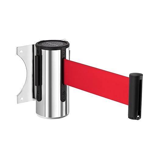 DuraSteel Wall Mount Retractable Belt Barrier by DuraSteel