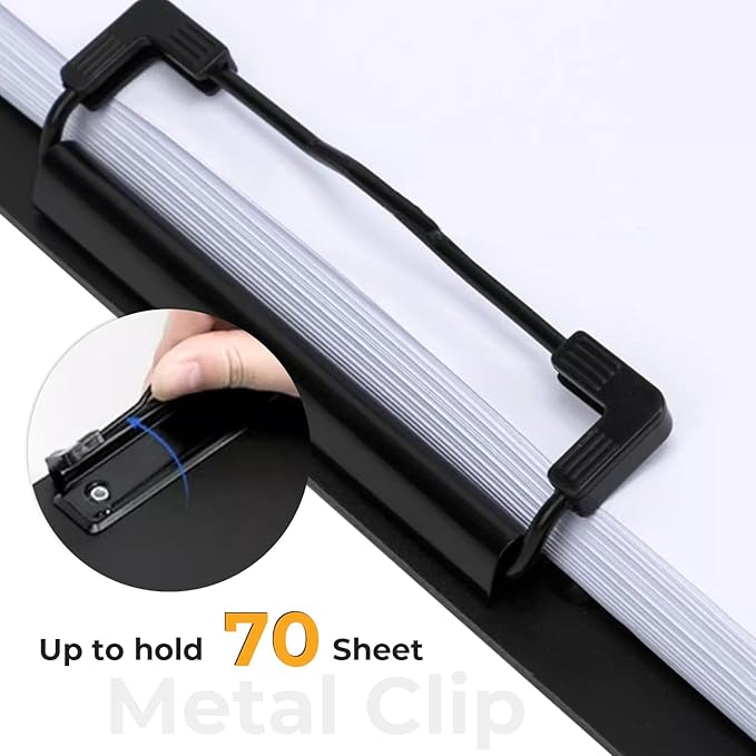 Y YOMA Clipboard Folder, A4 Foldable Plastic Clipboard - Image 3