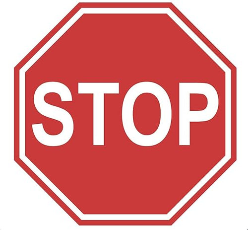 "Stop" Durable Laminated Vinyl Floor Sign- Sign by Graphical Warehouse- 5S by GraphicalWarehouse
