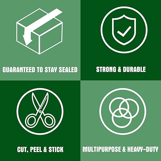 HERKKA Clear Packing Tape, 12 Rolls Heavy Duty Packaging Tape - Image 6