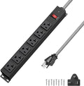HEZI 20 Amp Power Strip with 5-20P/T- Plug, Heavy Duty High Amp Metal Surge by HEZI