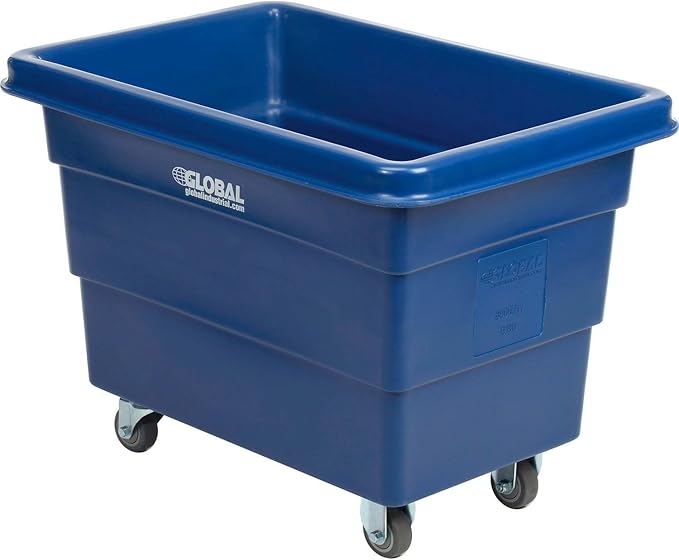 Global Industrial 6 Bushel Plastic Bulk Box Truck, Direct Mount Base, 500 lbs. by GlobalIndustrial