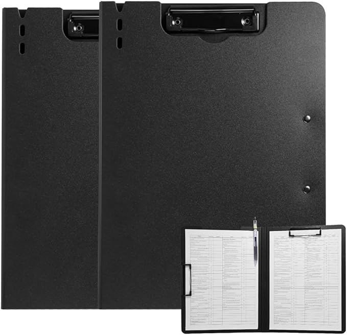 Clipboard Folder, 360 Degree Foldable Binder Clipboards by FRETONBA