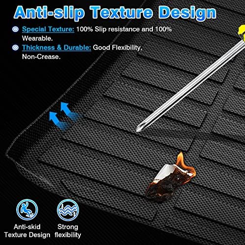 Cartist Custom Fit for Cargo Liner 2010-2017 Chevy Equinox/GMC Terrain All Weather Anti-Slip Rear Trunk Mat TPE Waterproof - Image 3