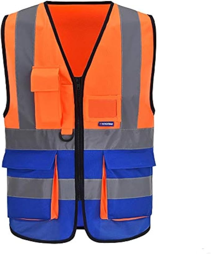 A-SAFETY Safety Vest High Visibility Working Vest by A-SAFETY