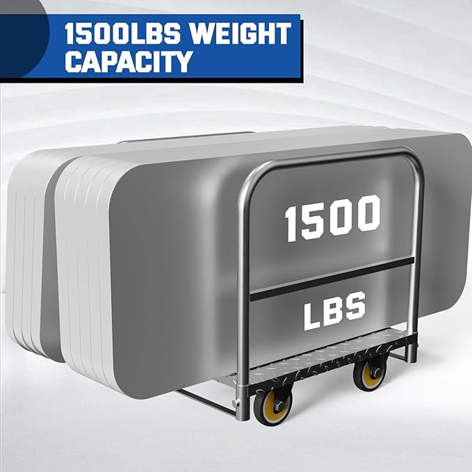 Panel Cart, Heavy Duty Flatbed - Image 7