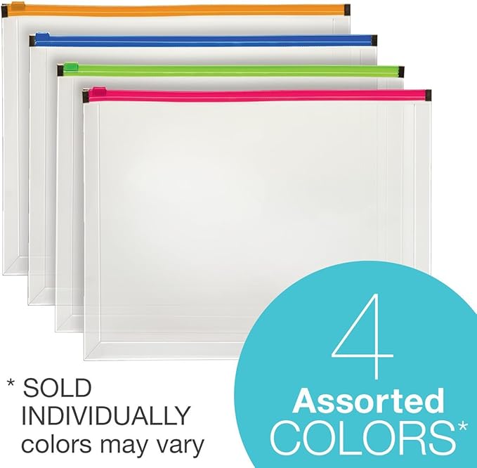 Pendaflex Poly Zip Envelope, Top-Loading, Expands 1 Inch, Zippered Closure - Image 3