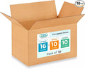 Medium Shipping & Moving Boxes 16x10x10 inches by IDLPackaging