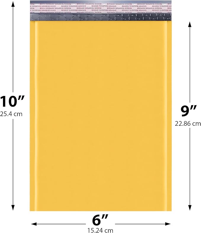Small Kraft Bubble Mailers 6x10 inch #0 | Self Seal Padded Envelopes | - Image 2