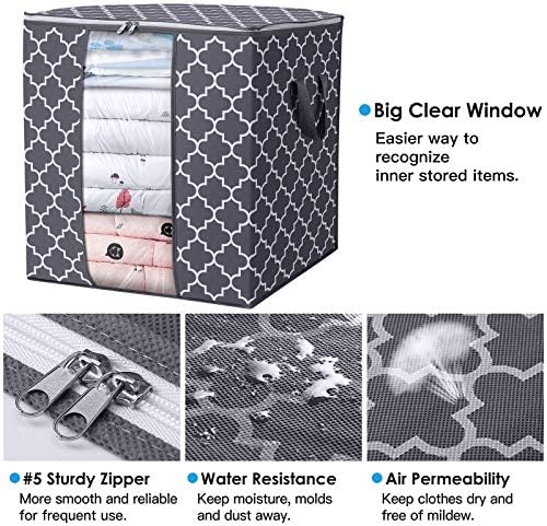 Storage Bags 2 Pack 100L Clothes Organization and Storage Containers - Image 5