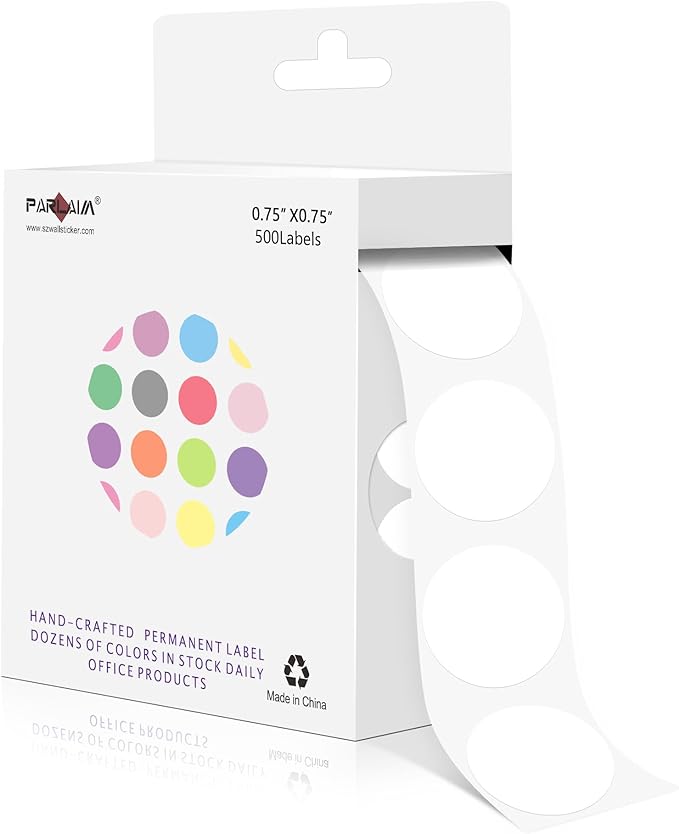 PARLAIM 3/4 Inch Color Coding Label Stickers by PARLAIM