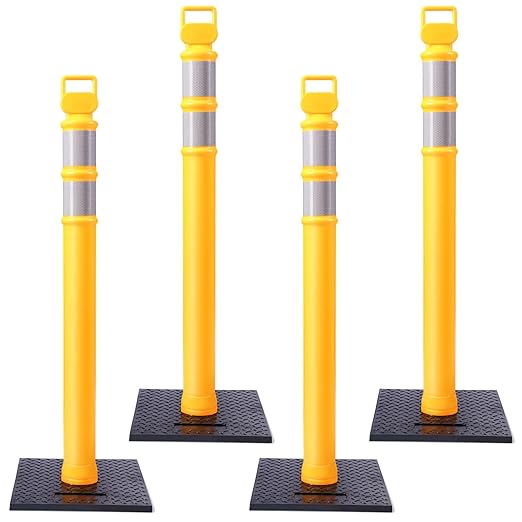 Kanayu 49 Inch Traffic Delineator Posts by Kanayu
