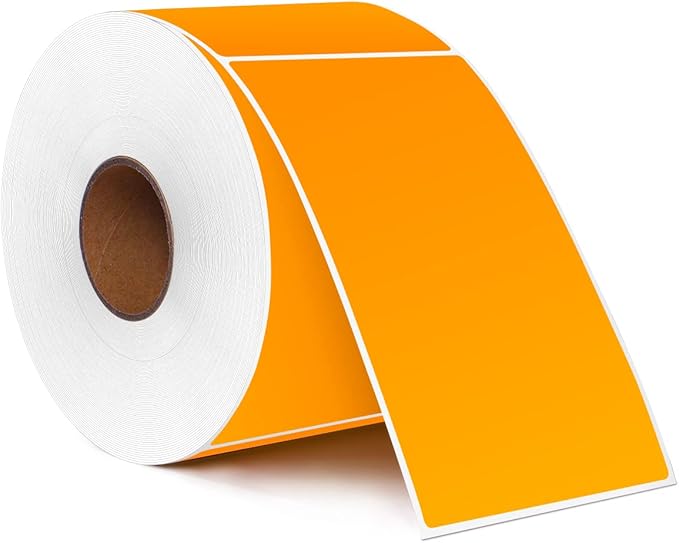 PARLAIM 3" x 5" Rectangle Adhesive Color Code Stickers, 500 per Dispenser Box by PARLAIM