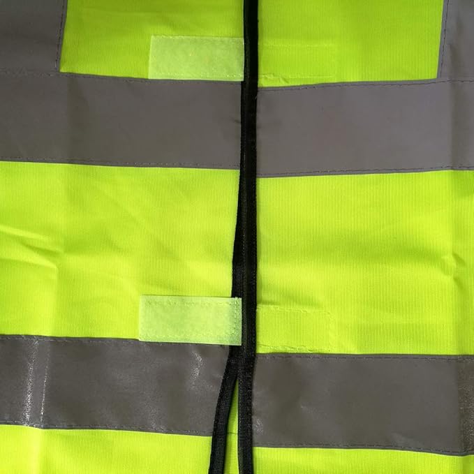 zojo High Visibility Reflective Vests, Adjustable Size, Lightweight Mesh Fabric - Image 6