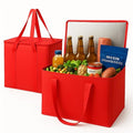 musbus 2-Pack XL-Large Insulated Grocery Shopping Bags, Heavy Duty, Zipped by Musbus