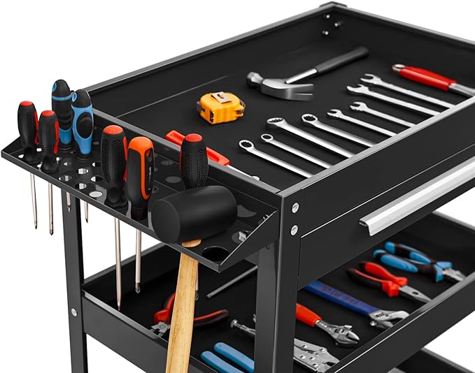 ERGOMASTER Metal Service Utility Cart - Image 6