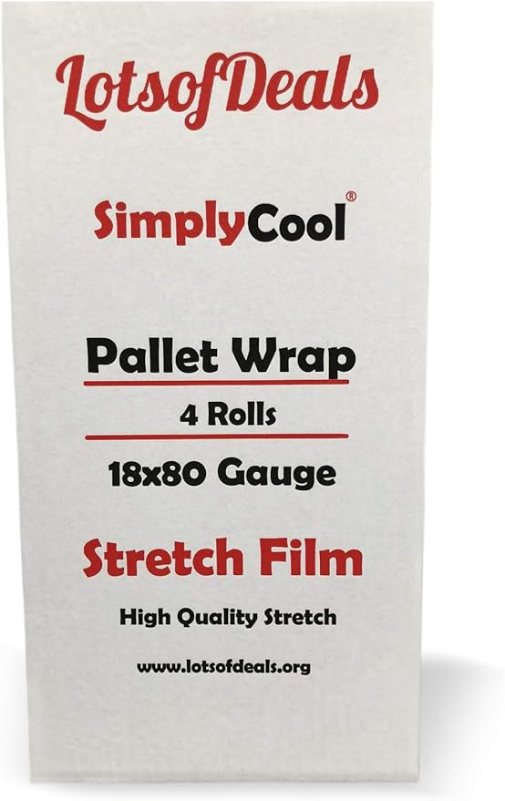 Stretch Wrap 4 Pack 18" x 1100 SqFt – Heavy Duty 80 Gauge Shrink Wrap Rolls - Image 8
