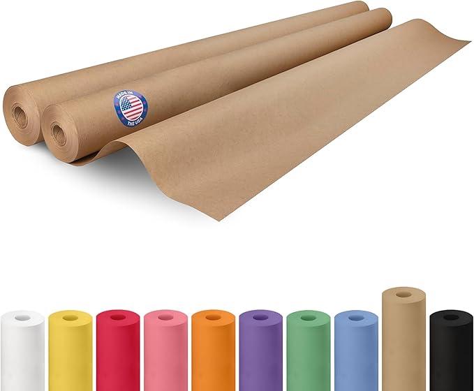 Brown Kraft Paper Roll 48" x 2160", Crafts/Arts by IDLPackaging