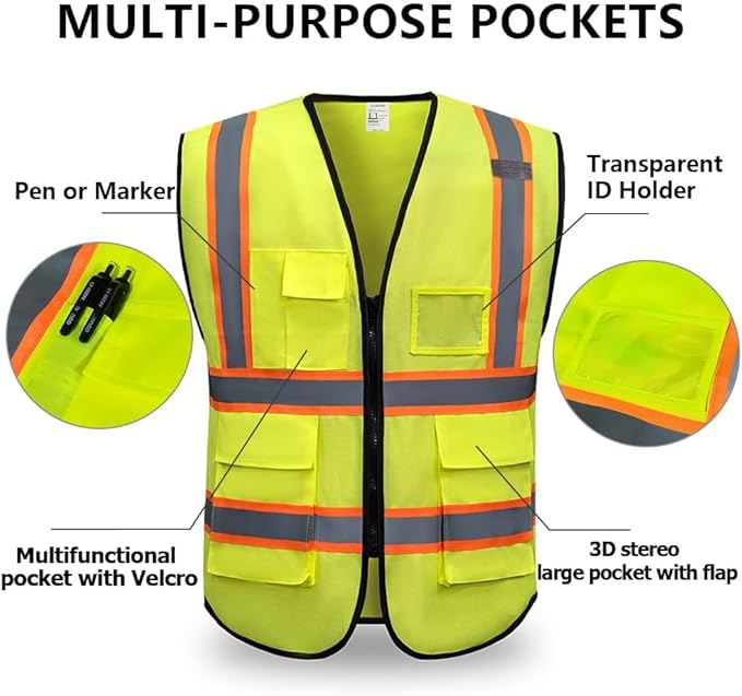 High Reflective Safety Vest for Men Women Breathable - Image 4
