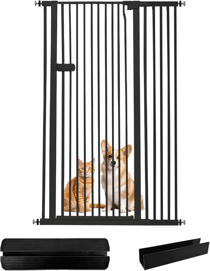 Lumizone Extra Tall Cat Gate 61.02" High Pressure Mounted Extra Wide 2025 New by Lumizone