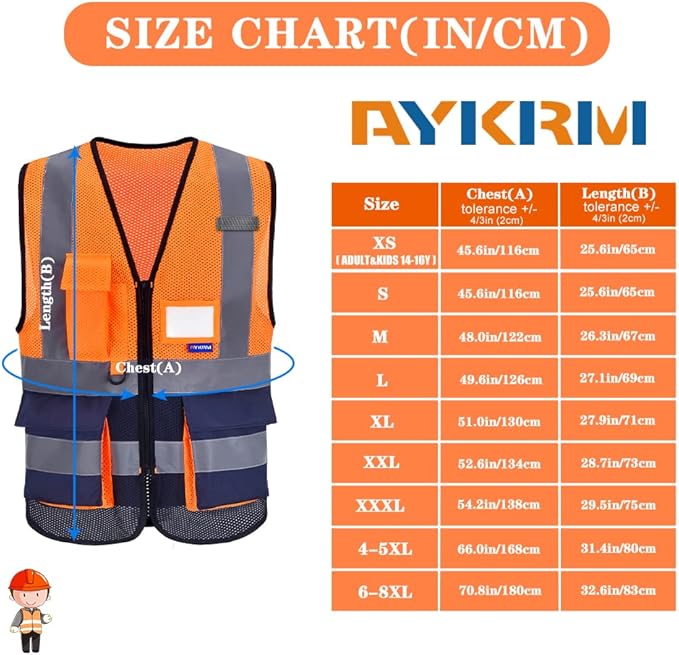 A-SAFETY High Visibility Safety Vest - Image 2