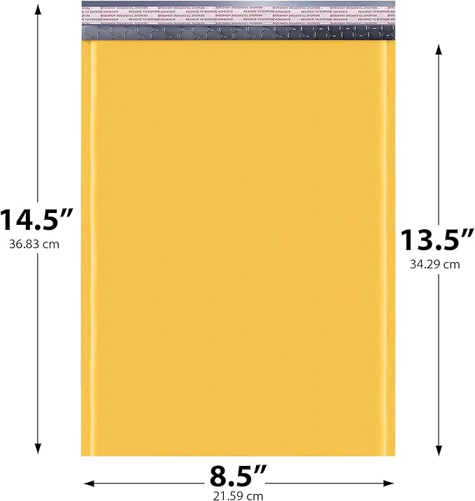 Kraft Bubble Mailers 8.5x14.5 inch #3 | Self Seal Padded Envelopes | Cushioned - Image 2