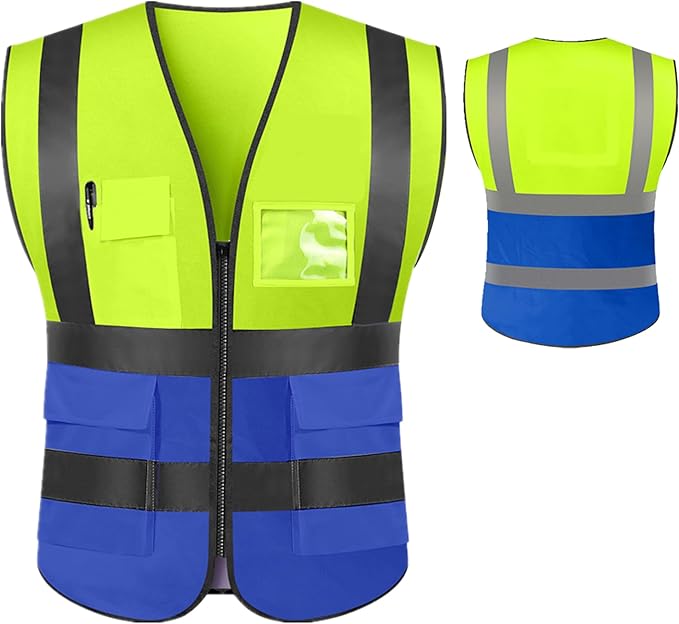 Personalized High Reflective Safety Vest Custom Hi Vis Safety Vest Men Women by SSYCWRSV