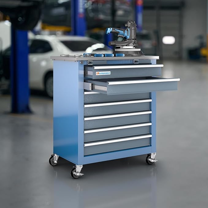 LARBANKE 7-Drawer Rolling Tool Chest - Image 7