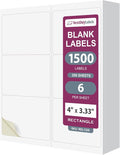 NextDayLabels – 4" x 3-1/3" Rectangular Sticker Labels by NextDayLabels