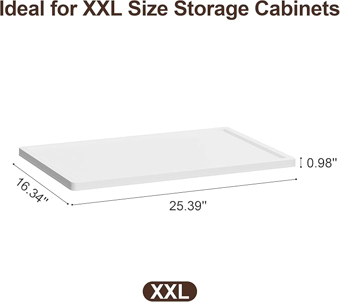 JOYMOOP Foldable Storage Cabinet Top Cover, Fits XXL Storage Boxes, Dustproof - Image 2
