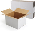 CRUGLA 12x10x8 White Shipping Boxes Set of 15 by CRUGLA