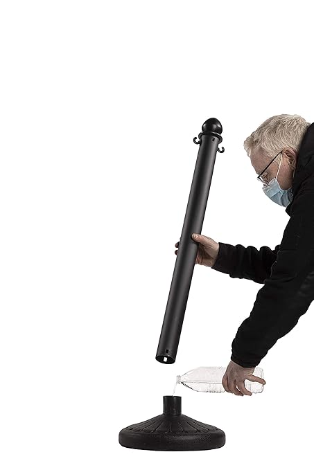 Montour Line Plastic Stanchion Blue 2.5 Inch Diameter - Image 8