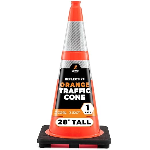Xpose Safety 28 Inch Orange Traffic Cones by XposeSafety