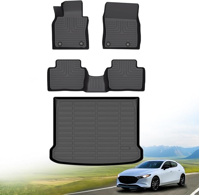 Hutisya-Floor Mats & Cargo Liner Set Fit by Hutisya