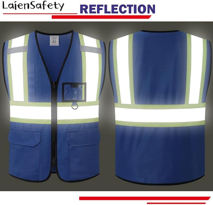 Hi Vis Reflective Safety Vest for Men Women - Image 5