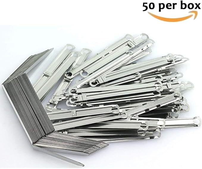 OLYMPX 250 Pcs of 2? Capacity Premium Metal Prong Paper Fastener Complete Set - Image 2