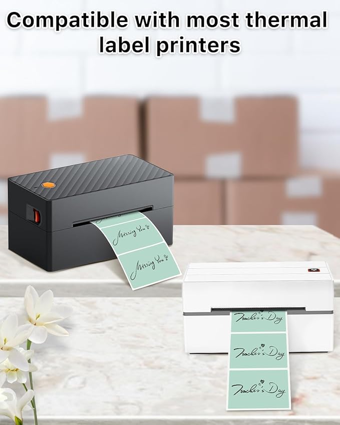 iEager 3" x 2" Thermal Labels, Rectangle Thermal Printer Stickers, - Image 5