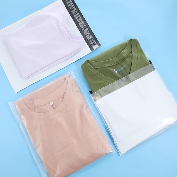 Outus 50 Pcs Mailers with 50 Pcs Poly Self Adhesive Clothes Packaging Bags 4 - Image 5