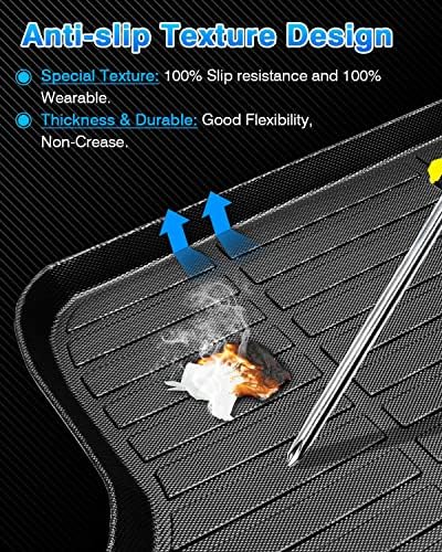 Cartist Cargo Liner Compatible with 2014-2018 Subaru Forester, All Weather Rear Trunk Mat for Forester Accessories Heavy Duty Waterproof - Image 4