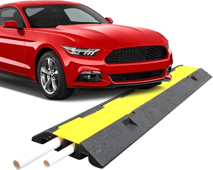Hose Protector – Rubber Traffic Cord Ramp, Weather-Resistant Heavy-Duty Cable - Image 7