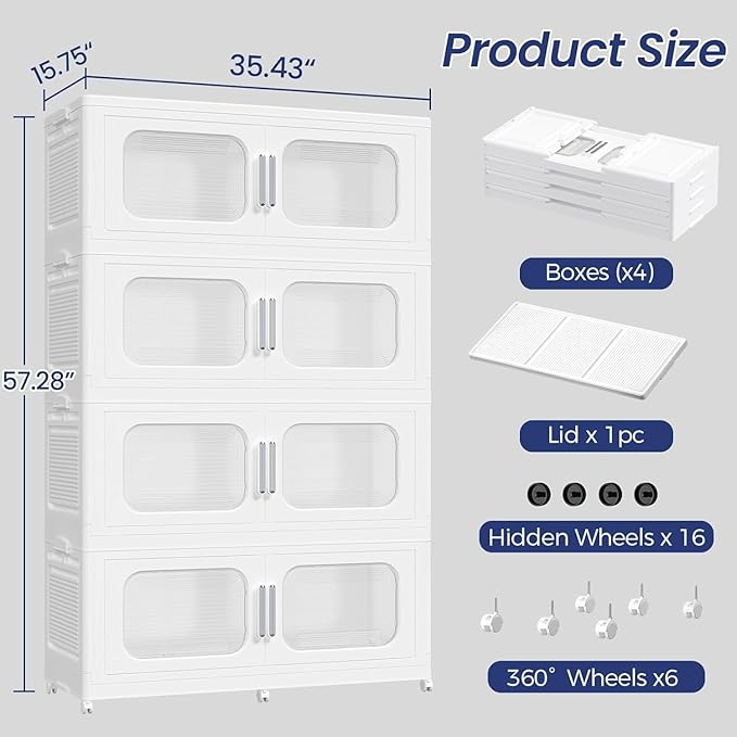 200Gal Exra Large Stackable Storage Bins - Image 2