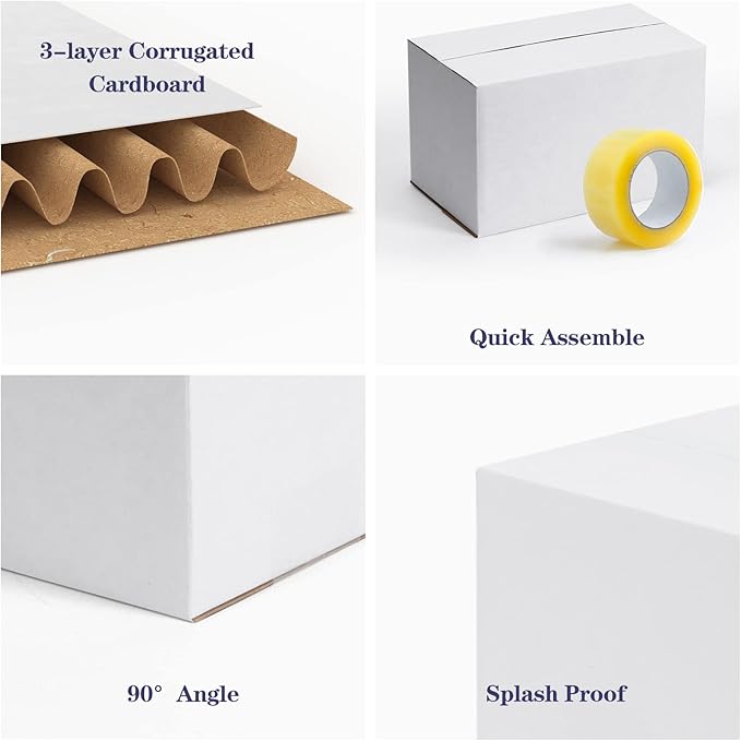 Small Shipping Boxes 10x6x6 Inch set of 40, Moving and Storage - Image 5