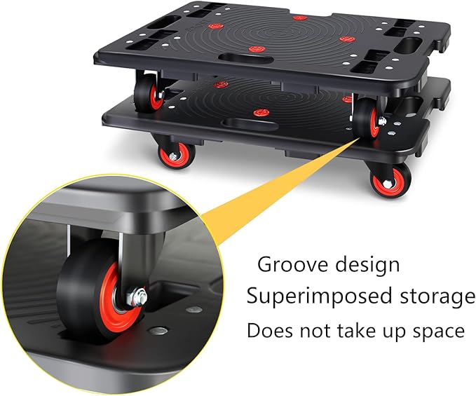 Furniture Dolly, Furniture Movers Dollies Heavy Duty, Large Moving Dolly Cart - Image 7