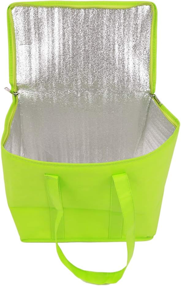 Ezek Reusable Insulated Grocery Bags in Green, Stand Upright, Double The Sturdy - Image 4