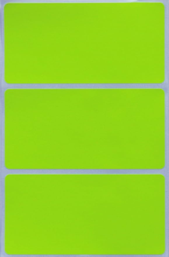 Royal Green Rectangular Stickers Color-Coding Labels by RoyalGreen