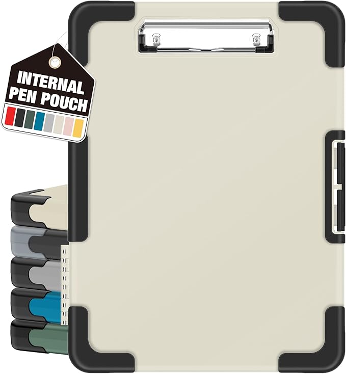 Sooez Toughest Clipboard with Storage, Internal Pen Pouch Included, Letter/ A4 by Sooez